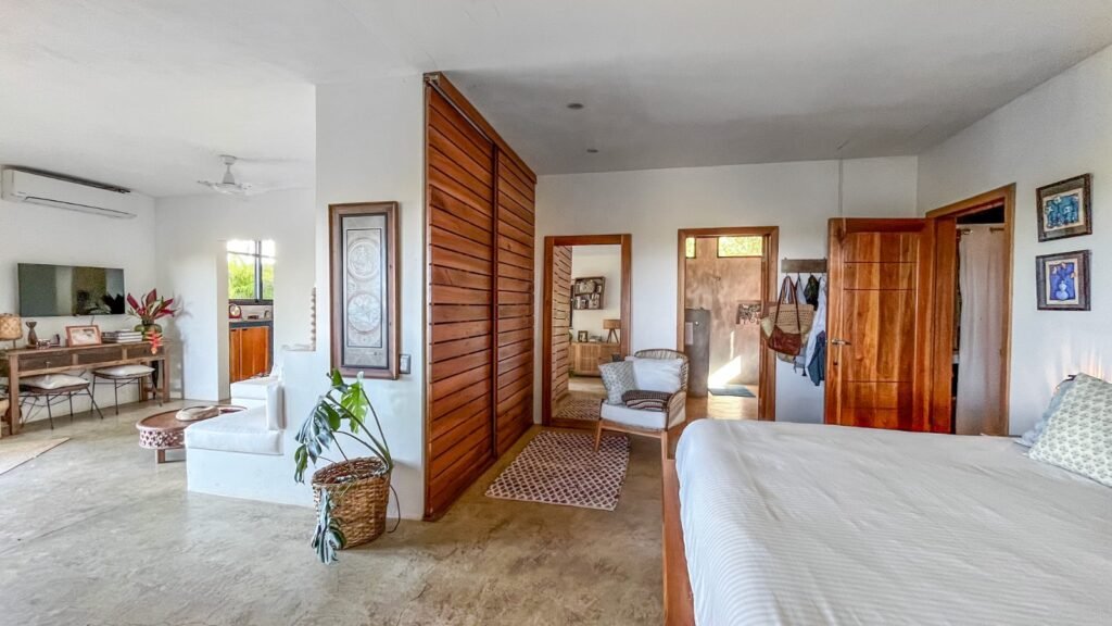 Oceanview White Villa living room